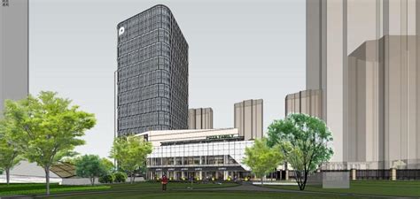 [浙江]杭州中央公馆商业建筑模型设计-sketchup模型-筑龙渲染表现论坛