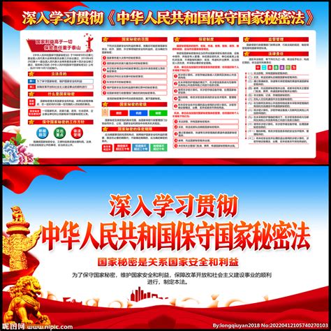 中华人民共和国保密法设计图__展板模板_广告设计_设计图库_昵图网nipic.com