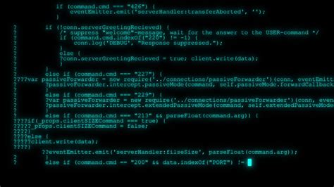 黑客代码在计算机屏幕终端上运行视频特效素材-千库网