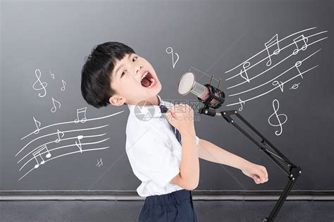 小孩唱歌图片素材-正版创意图片501155290-摄图网