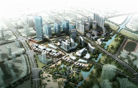 嘉兴规划3dmax 模型下载-光辉城市