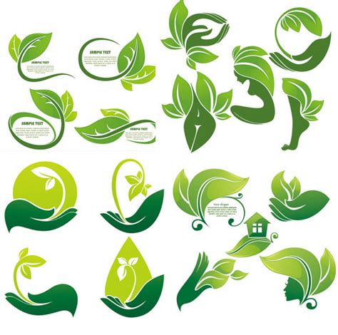 生态绿色植物,LOGO设计,美容健身,LOGO/吉祥物设计,设计,汇图网www.huitu.com