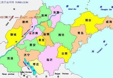 山东行政图图片