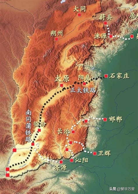 山西行政区划图图片