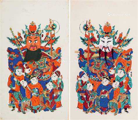 年画门神图片