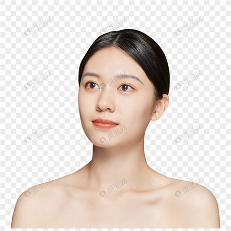 美女面部肌肤护理展示元素素材下载-正版素材402160726-摄图网