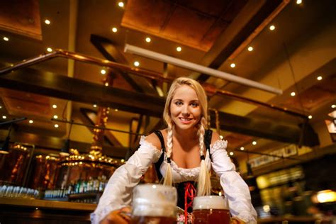 酒吧里微笑的女服务员图片-酒吧里年轻女服务员素材-高清图片-摄影照片-寻图免费打包下载