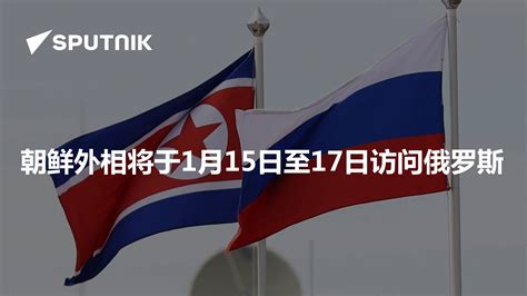 朝鲜外相将于1月15日至17日访问俄罗斯 - 2024年1月14日, 俄罗斯卫星通讯社