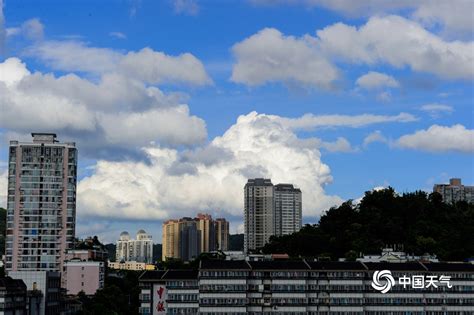贵阳雨止转晴 蓝天如洗白云如絮-天气图集-中国天气网