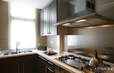 美式风格厨房灶台装修图 – 设计本装修效果图