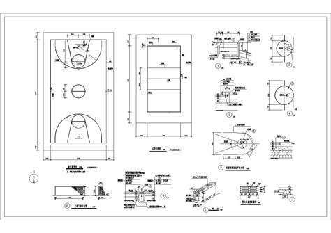 篮球场地标准尺寸图-篮球场地标准尺寸图,篮球,场地,标准,尺寸,图 - 早旭阅读