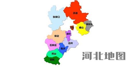 河北行政区划简图_素材中国sccnn.com