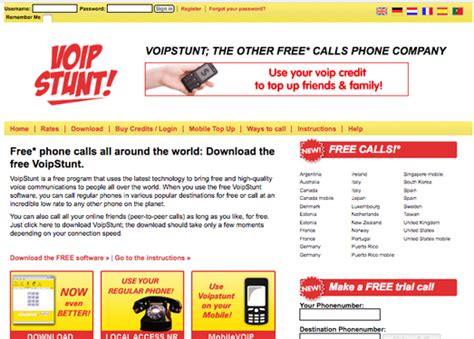 VoipStunt:全球免费国际互联网电话_GLnav全球导航-国内国外网站网址大全