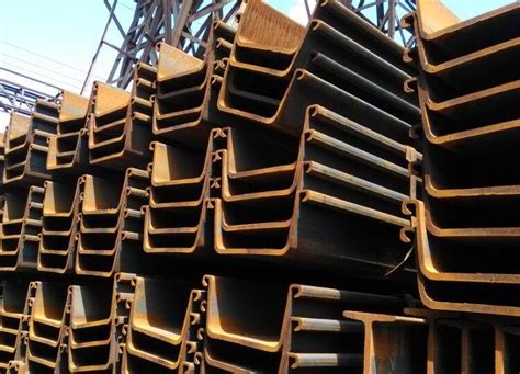 U型Z型河道钢板桩 防塔防承重型 源头工厂 工期短质量好