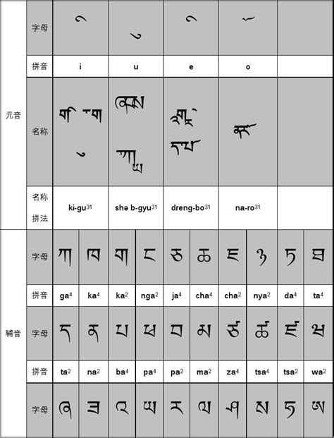 藏族的文字藏文用的是印度的字母(天城文字母) - 文字网