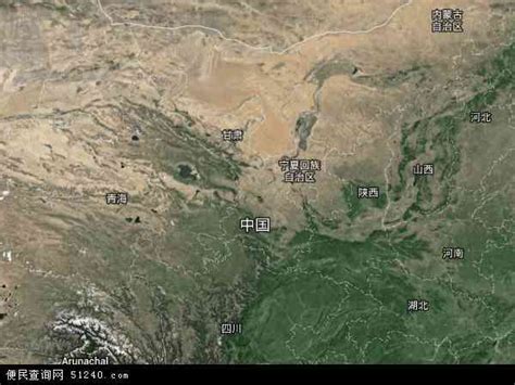 甘肃省地图 - 甘肃省卫星地图 - 甘肃省高清航拍地图
