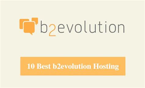 10 Best b2evolution Hosting Reviews 2022 (Top b2evolution Hosting ...