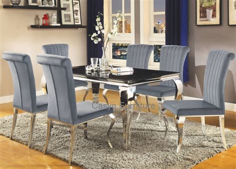 Carone Collection 5pc Dining Room Set 105071 | Casye Furniture
