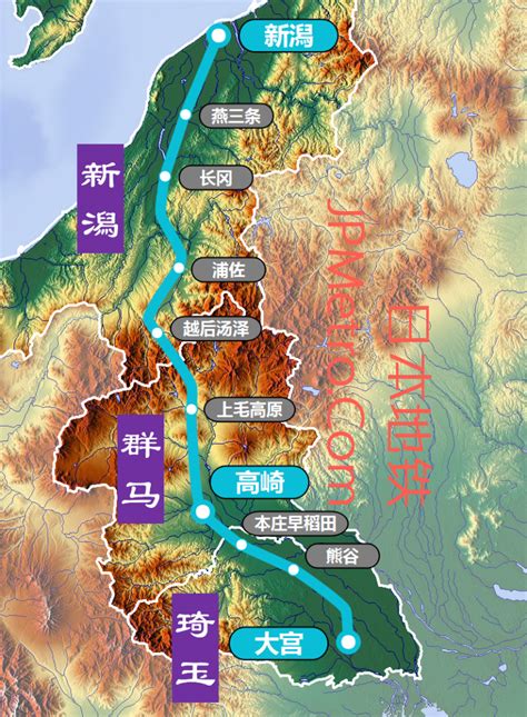 日本新干线地图图片