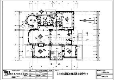 上海浦东新区东郊花园室内设计施工CAD图加实景照_室内效果图_土木在线