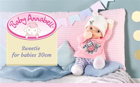 Baby Annabell Sweetie for babies - 30cm soft bodied doll with ...