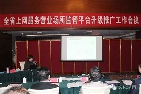 湖南省上网服务营业场所技术监管平台升级推广工作会议召开