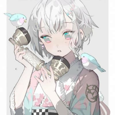 银发女头像图片