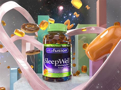 WonderLab睡眠夹心软糖GABA助入睡茶氨酸非褪黑素0蔗糖20颗