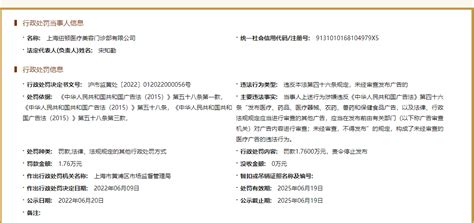 违反《广告法》 上海纽顿医疗美容门诊部被罚-健康频道-中国质量新闻网