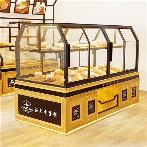 糕点展示柜 面包展示柜 面包柜展示架玻璃展柜边柜蛋糕柜台-阿里巴巴