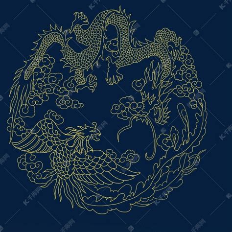 龙凤图案图片