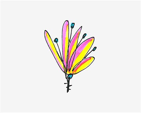 一二三年级超简单的儿童画图解大全 可爱彩色简笔画花朵怎么画（儿童绘画鸟图片） - 有点网 - 好手艺
