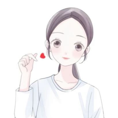 甜美女生头像简单的动漫