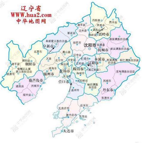 辽宁省各市县地图,辽宁省地图,辽宁地图全图大图_大山谷图库