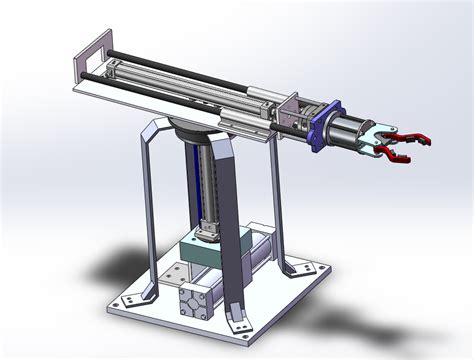 气动机械手 by 一来二去 - 3D打印模型文件3D模型库 -免费/平价 魔猴网