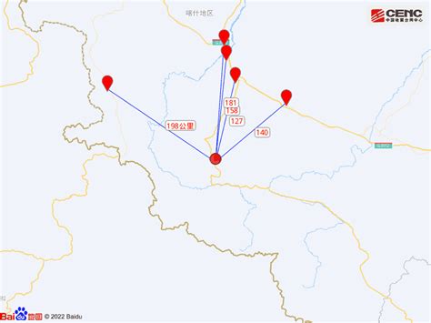 新疆喀什地区叶城县发生3.3级地震