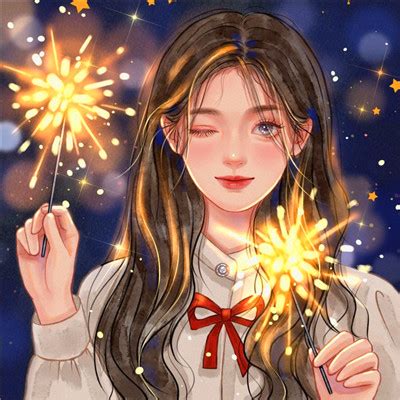女士烟花非主流头像