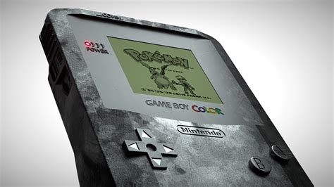 Gameboy 精灵宝可梦 游戏机CG渲染|三维|机械/交通|willi1994 - 原创作品 - 站酷 (ZCOOL)