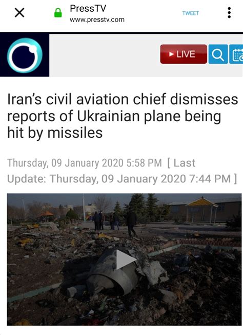 美媒称乌克兰失事客机系伊朗击落，特朗普也表态：我有我的怀疑