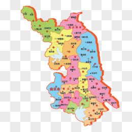 江苏行政地图图片