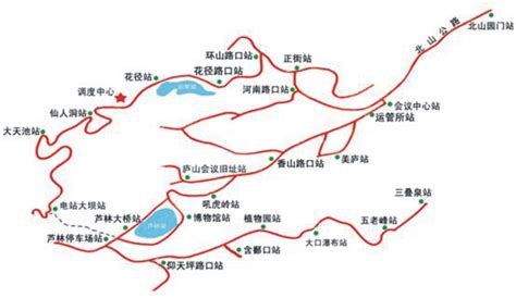 庐山旅游地图高清版 庐山景区地图 - 【庐山旅游地图】