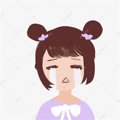 手绘哭笑人脸图片