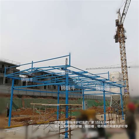 钢筋加工棚 双立柱加工棚 防护棚厂家 汉坤实业 - 湖南汉坤实业有限公司