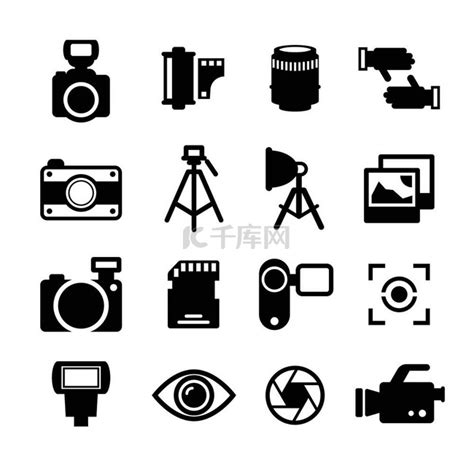 摄影主题的创意标志矢量设计图片-矢量的摄影主题创意标志素材-高清图片-摄影照片-寻图免费打包下载