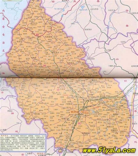 山西朔州行政区划地图
