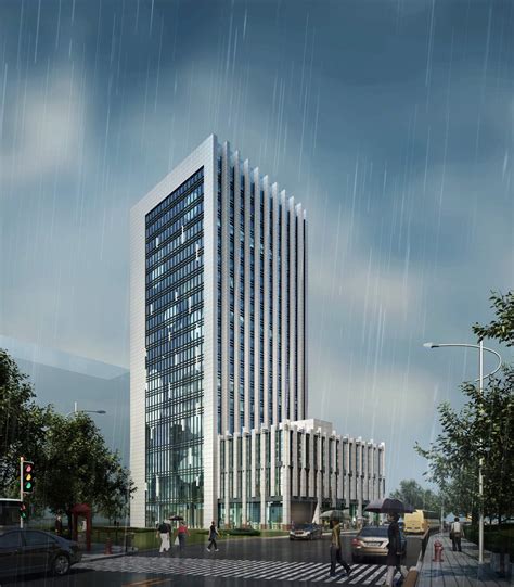 现代超高层综合大厦3dmax 模型下载-光辉城市