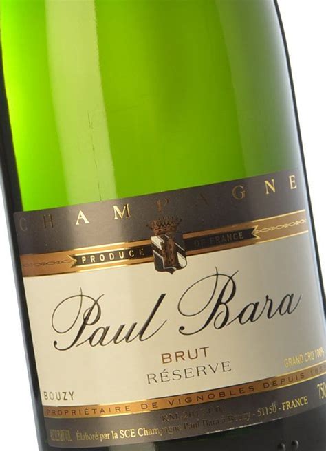 Paul Bara Brut Réserve - Buy Sparkling Reserva Wine - Champagne ...