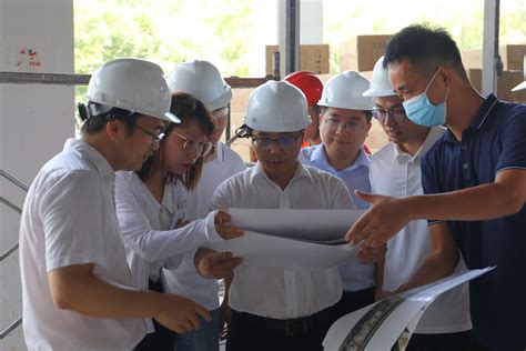 校领导带队检查暑期主要工程项目进展情况-杭州职业技术学院