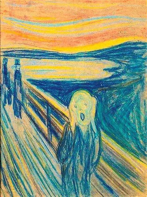 油画呐喊图片