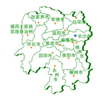 湖南省地图-快图网-免费PNG图片免抠PNG高清背景素材库kuaipng.com